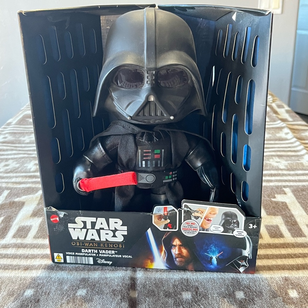 Star Wars Darth Vader Voice Manipulator Figure Obi-Wan Kenobi Mattel